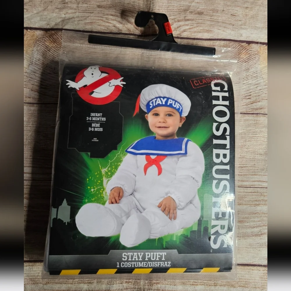 Ghostbusters Stay Puft Marshmallow Man Halloween Cosplay Costume